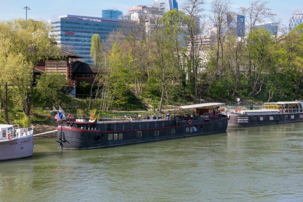 Grande Peniche 4 Ch - 10 Pers -Paris - Ile De Puteaux- Terrassesヴィラ エクステリア 写真