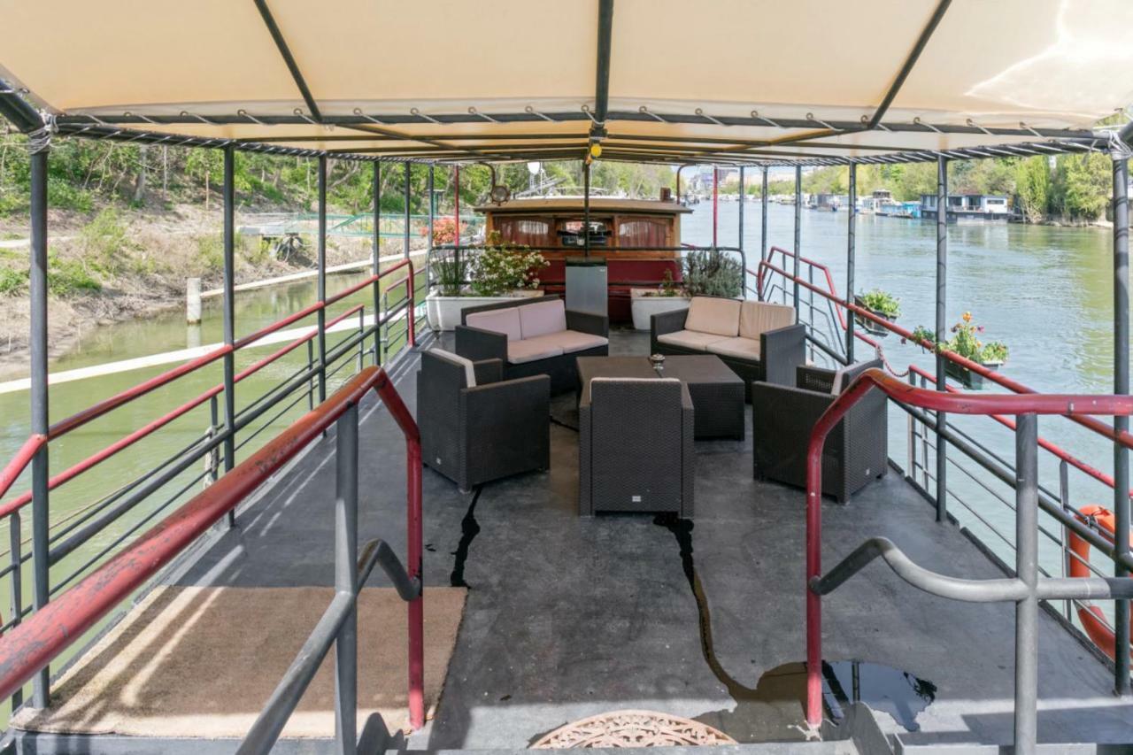Grande Peniche 4 Ch - 10 Pers -Paris - Ile De Puteaux- Terrassesヴィラ エクステリア 写真